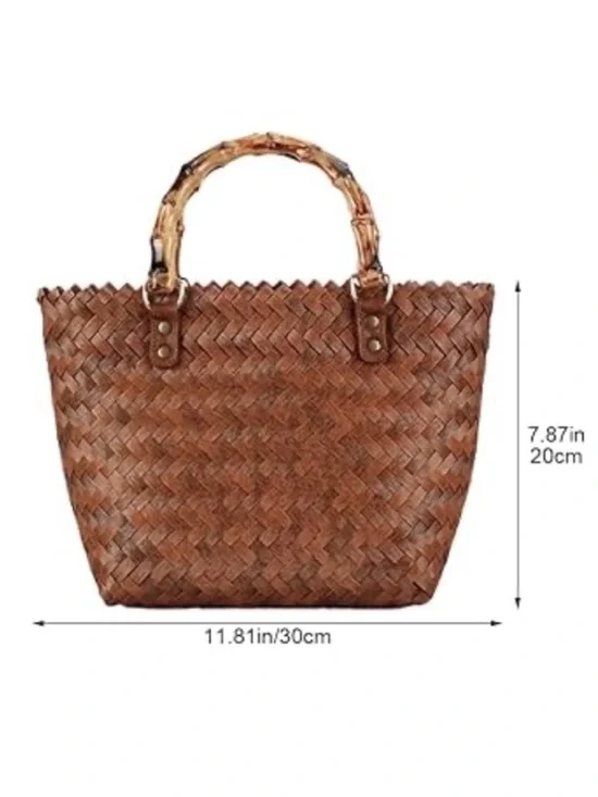 Woven Tote Bag - Picture 2 of 11